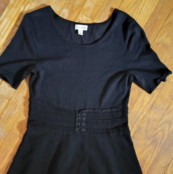 Maison Jules Womens Belted Fit & Flare Dress Size M - Picture 4 of 7